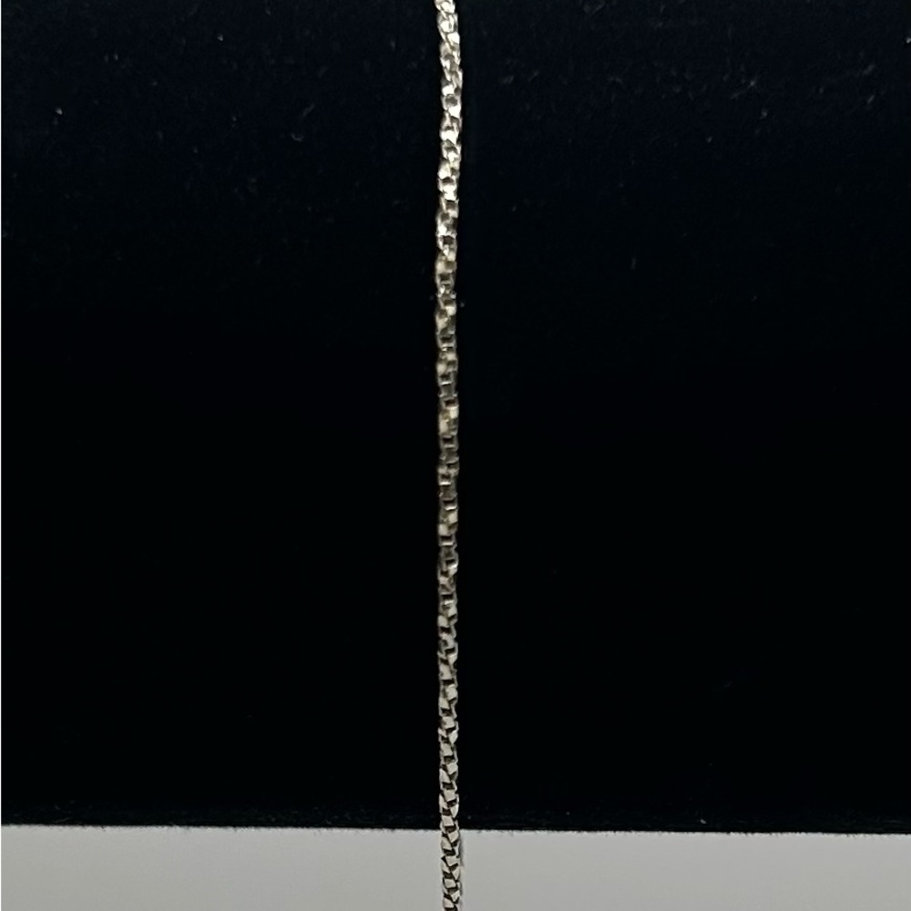 Sterling, silver chain bracelet